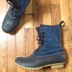 waxed canvas bean boots
